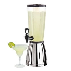 Deals โญ Bars Beverage Dispenser W/ Ice Tube - Stainless Steel - 3 Quart ๐ฅฐ