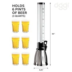 Best Pirce 🤩 Bars Beer Tower - Color Options - 3 Quart 💯 -BARS Sales Store 8088 BeerTower Barware PT02 800x