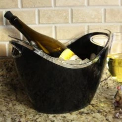 Coupon ✨ Bars Premium Acrylic Ice & Bottle Bucket 👏 -BARS Sales Store acrylic 1 bottle ice bucket black main 800x