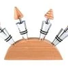 Best Pirce 😀 Bars Blonde Wood Wine Stopper Set 🤩