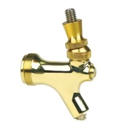 Best Sale 👏 Bars Beer Faucet - PVD Brass Plated W/ Stainless Steel Lever 😉