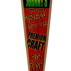 Outlet 🥰 Bars Brew House - Red / Green - Oak Wood Beer Tap Handles - Flared Shape 🔥 -BARS Sales Store brew house wood tap handle 8in web 800x