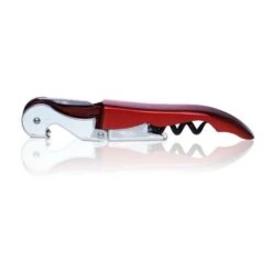 Discount 🎁 Bars Waiter’s Corkscrew - Double Lever 🍬 Candy 🧥 Coated - Stainless Steel 👍 -BARS Sales Store candy coated dl corkscrew red web 500 3 800x