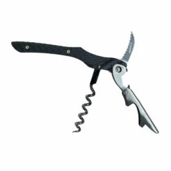 Discount 😍 Bars Castello™ Carbon Fiber Handle Corkscrew 🛒 -BARS Sales Store castello carbon fiber handle corkscrew open 800x
