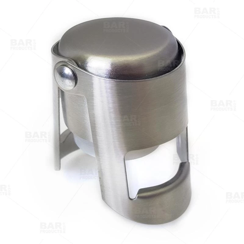Outlet 🌟 Bars BarConic™ Brushed Stainless Button Style Champagne Stopper 🥰 5 Outlet 🌟 Bars BarConic™ Brushed Stainless Button Style Champagne Stopper 🥰 - Image 3