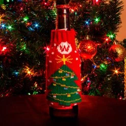 Discount 🛒 Bars Ugly Sweater Beer Hugger - Design Options 💯 -BARS Sales Store chirstmas tree hugger scene 800x