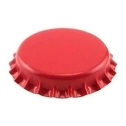 Brand new ✔️ Bars Crown Beer Bottle Caps - Red - Pack Of 144 👍