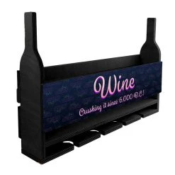 Best Pirce 😍 Bars Wall Mounted Wine Bottle & Glass Hanging Shelf W/ Grapes Crushing It Plaque ⌛ -BARS Sales Store customizable mounted wine glass hanging shelf side grapes white bg 800x800 e6f04c02 3366 406d 8107 b97d7756cdb7 800x