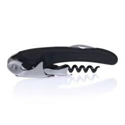 Budget 👏 Bars Double Lever Corkscrew (Soft Grip) ⭐ -BARS Sales Store double lever soft grip corkscrew black 1 800x