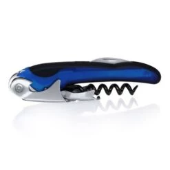 Budget 👏 Bars Double Lever Corkscrew (Soft Grip) ⭐ -BARS Sales Store double lever soft grip corkscrew blue 1 800x
