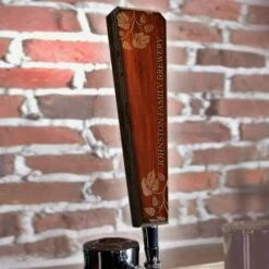 Best deal 😍 Bars Elegant Cherry Wood - Oak Wood Beer Tap Handle - Flared Shape 💯