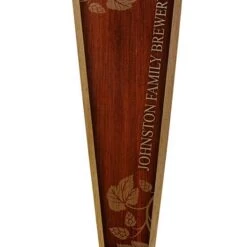 Best deal 😍 Bars Elegant Cherry Wood - Oak Wood Beer Tap Handle - Flared Shape 💯 -BARS Sales Store elegant brewery wood beer tap handle 8in web 800x