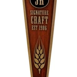 Discount 👍 Bars Initial Signature Craft - Oak Wood Beer Tap Handles - Flared Shape ✔️ -BARS Sales Store elegant cherry wood beer tap handle 8in web 800x