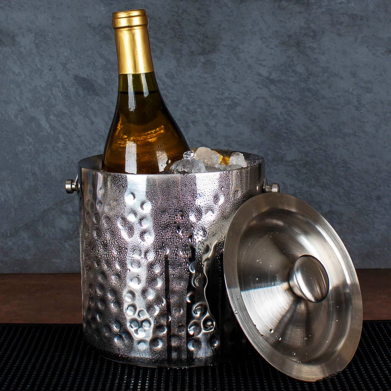 Promo ⌛ Bars 🔨 Hammered Double Wall Ice Bucket - 1.8 QT - BarConic® ⌛ 4 Promo ⌛ Bars 🔨 Hammered Double Wall Ice Bucket - 1.8 QT - BarConic® ⌛ - Image 2