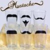 Flash Sale 🎁 Bars 6 Pack Of Mustache Pint Glasses 😉 -BARS Sales Store mustache glasses row new 800x