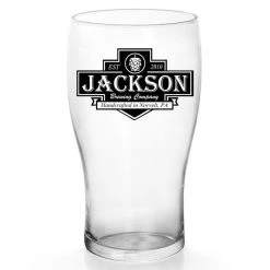 Best Sale 🛒 Bars CUSTOMIZABLE Imperial Pub Glass - Brewing Company Badge - 20oz ✔️