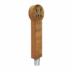 Outlet 👍 Bars CUSTOMIZABLE Wooden Tap Handles - Monogram Design - 2 Styles In 3 Sizes 👍 -BARS Sales Store tap handle monogram name letter size shape circle top 8in 800x