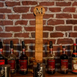 Outlet 👍 Bars CUSTOMIZABLE Wooden Tap Handles - Monogram Design - 2 Styles In 3 Sizes 👍 -BARS Sales Store tap handle monogram name letter size shape square top 12in bar 800x
