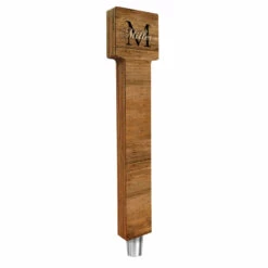 Outlet 👍 Bars CUSTOMIZABLE Wooden Tap Handles - Monogram Design - 2 Styles In 3 Sizes 👍 -BARS Sales Store tap handle monogram name letter size shape square top 12in 800x