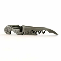 Budget ❤️ Bars Stainless Steel Double Lever Corkscrew W/ Etched Design 🥰 -BARS Sales Store twine embellished corkscrew ss bpc 1 800x