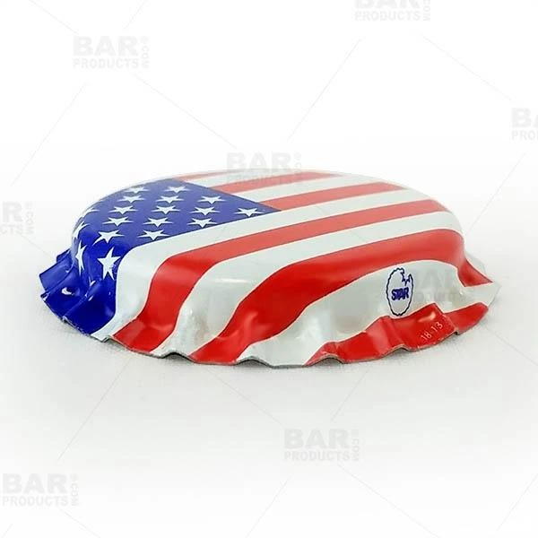 Best Pirce โค๏ธ Bars Oxygen Absorbing Beer Bottle Caps - American Flag - 50 Pack ๐ 5 Best Pirce โค๏ธ Bars Oxygen Absorbing Beer Bottle Caps - American Flag - 50 Pack ๐ - Image 3