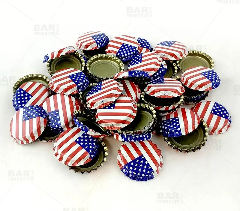 Best Pirce โค๏ธ Bars Oxygen Absorbing Beer Bottle Caps - American Flag - 50 Pack ๐ 3 Best Pirce โค๏ธ Bars Oxygen Absorbing Beer Bottle Caps - American Flag - 50 Pack ๐