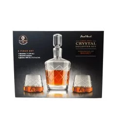 Cheap 🥰 Bars Whiskey Decanter Set - Crystal 🌟 -BARS Sales Store wd set a 800x