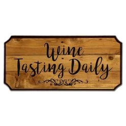 Brand new 👏 Bars Wood Plaque Sign - Wine Tasting Daily 🤩