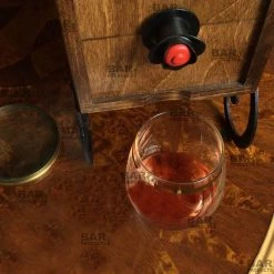 Best deal ✔️ Bars Dark Walnut Finish- Box Wine Dispenser – 3L Capacity 🥰 -BARS Sales Store winebps 1 800x