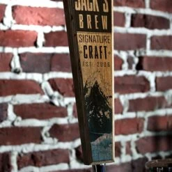 Wholesale 🔔 Bars Mountain Brew - Oak Wood Beer Tap Handles - Flared Shape 🎉 -BARS Sales Store wood beer tap handle 10in web template action 800x
