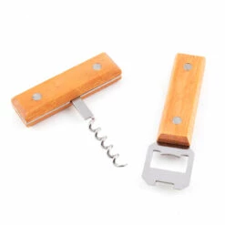 Best deal 💯 Bars Bottle Opener W/ Wood Corkscrew 🥰