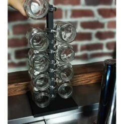 Budget 💯 Bars Wood Mug Rack 😍 -BARS Sales Store wood mug rack holder black 1 800x