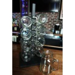 Budget 💯 Bars Wood Mug Rack 😍 -BARS Sales Store wood mug rack holder black main 800x