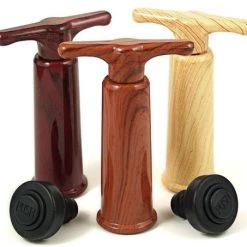 Cheapest 👍 Bars Faux Wood Finish Wine Vacuum Pump 🌟