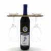 Deals ❤️ Bars CUSTOMIZABLE WOODEN WINE GLASS CADDY - RUSTIC WOOD FAMILY ⌛ -BARS Sales Store wooden wine glass caddy 4 800x